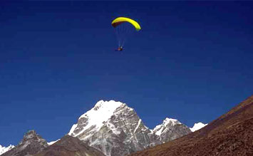Paragliding in Nepal